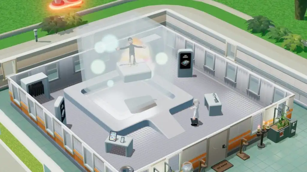 Two Point Hospital Off The Grid Curing Machine