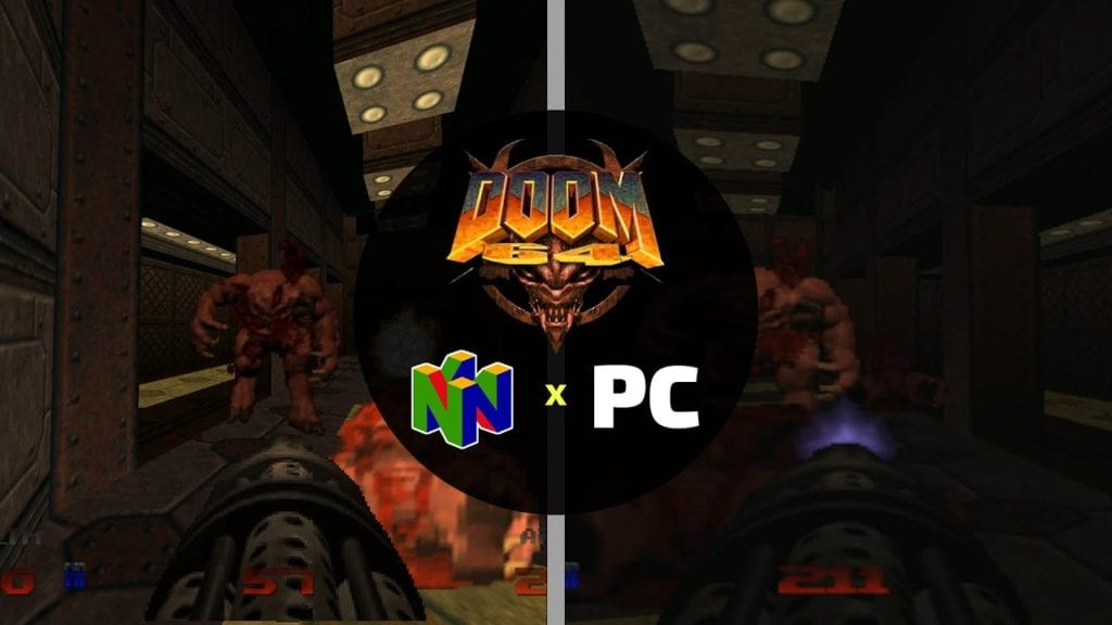 Doom 64 Comparison Nintendo 64 Pc Feat