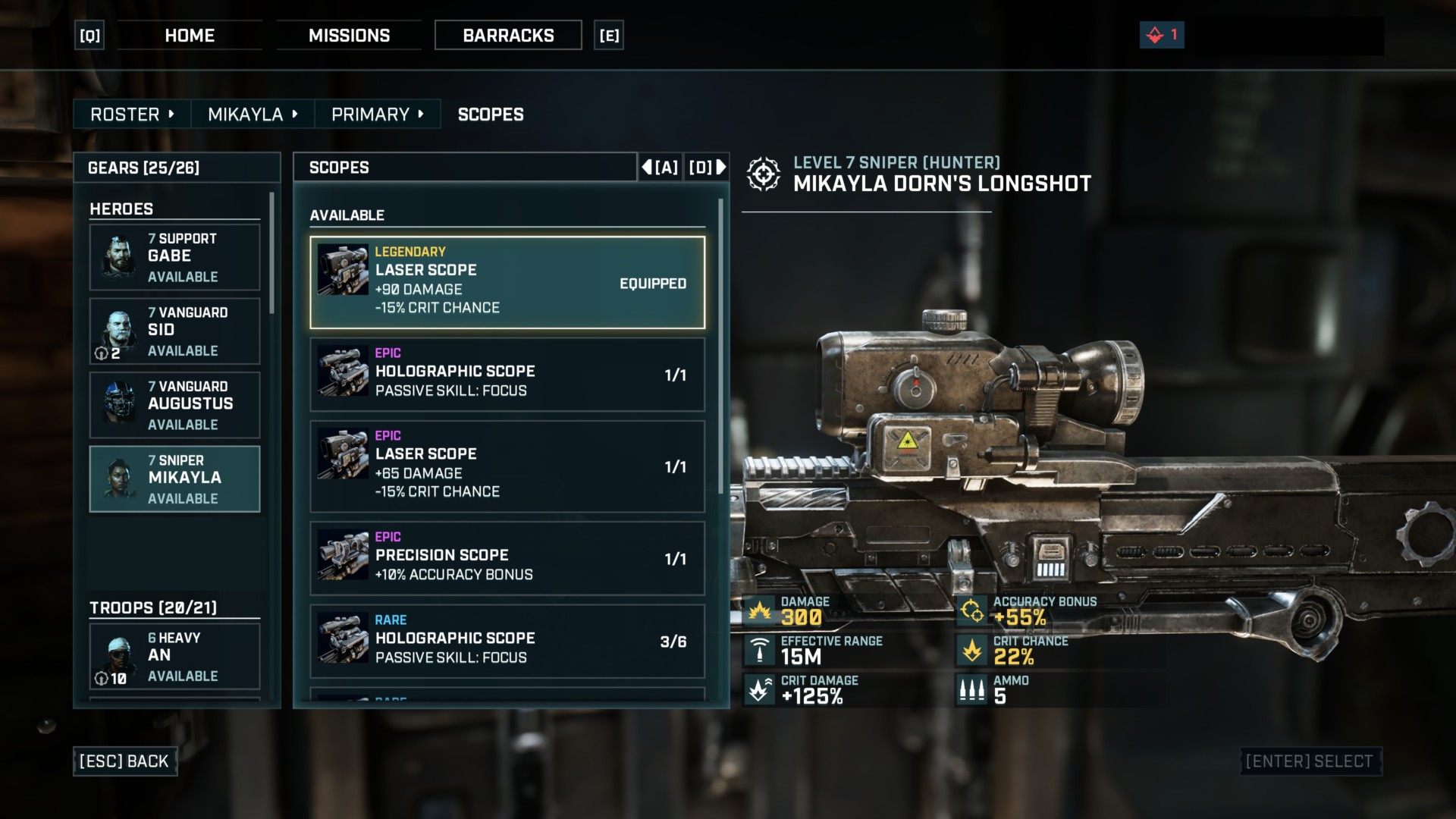 Gears Tactics Sniper class guide The best skills and items