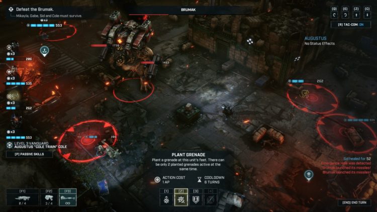 Gears Tactics Brumak Boss Fight Guide Ракета 1