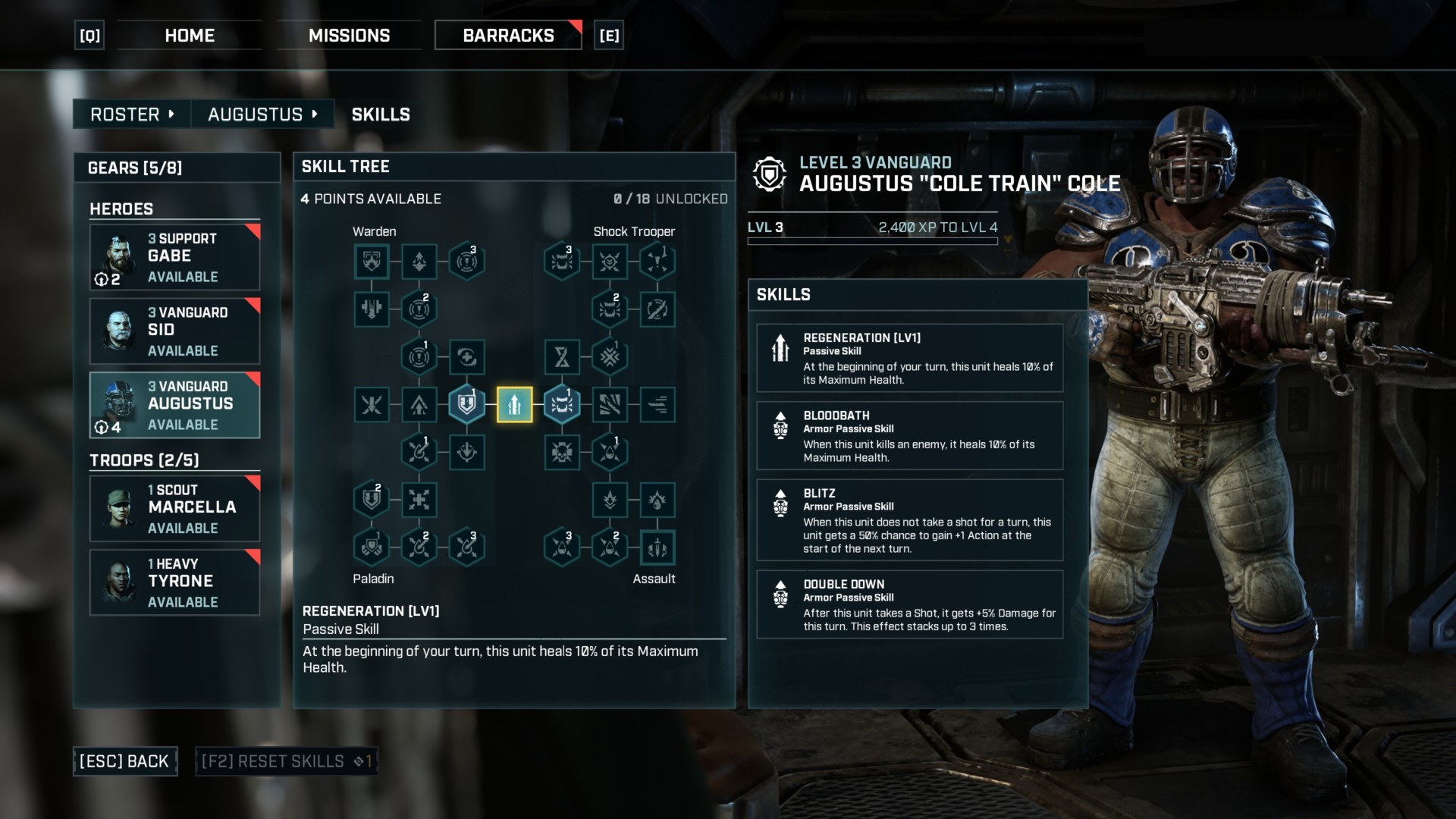 Gears Tactics How to unlock and recruit Augustus Cole