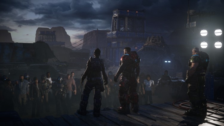 Gears Tactics Review Gears Of War Spinoff Cutscene Squad