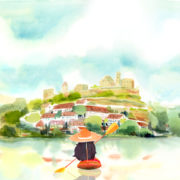 Gorgeous Watercolor Adventure Dordogne Pays Homage To Memories & Family (1)
