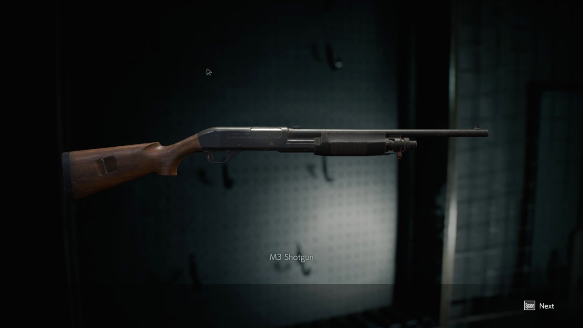 Resident Evil 3 M3 Shotgun G19 Red Dot Sight Guide Shotgun