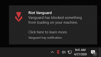 Valorant Vanguard Anti Cheat Blocking