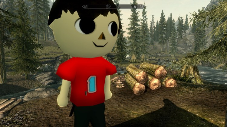 The Villager Skyrim Mod Animal Crossing New Horizons