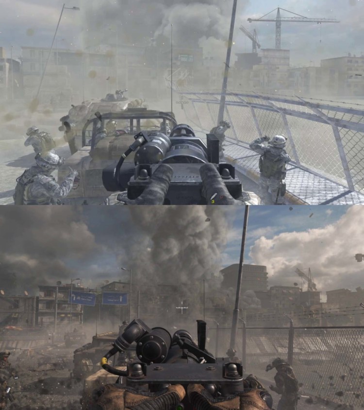 Call Of Duty Modern Warfare 2 Danger Close Comparison