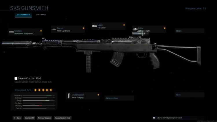 Call Of Duty Warzone SKS dmr