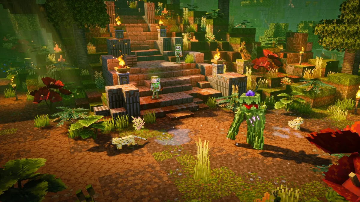 Mojang First DLC For Minecraft Dungeons Coming In July With Jungle Awakens (3)