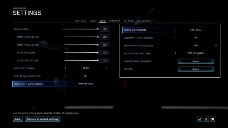 H2a Tr 6 Gameplay Audio Settings