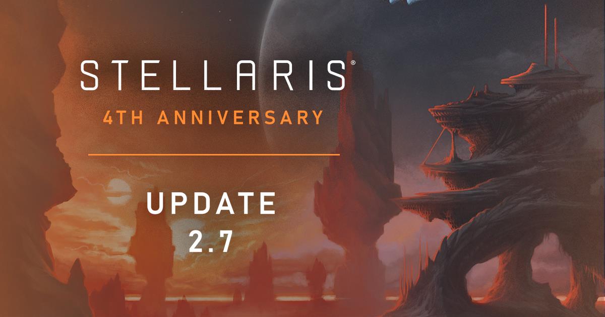 Stellaris 2.7 Wells Update Free Weekend Sales Four Year Anniversary