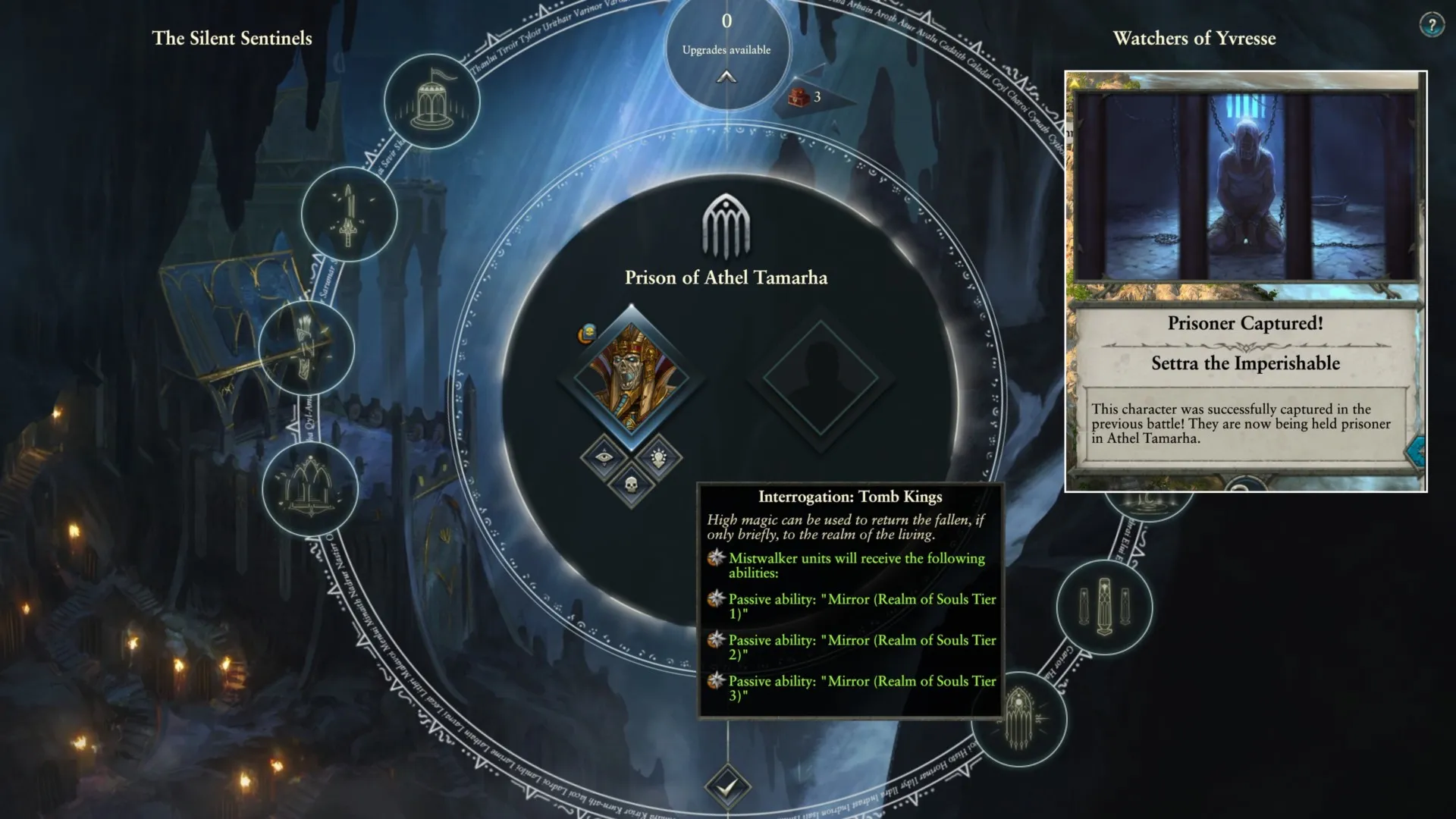Total War: Warhammer II guide - Athel Tamarha upgrades and Warden's Cage  interrogation