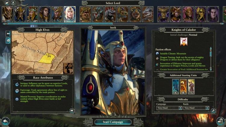 Total War Warhammer Ii The Warden & The Paunch Warhammer 2 Prince Imrik Campaign Guide Caledor 2 Start