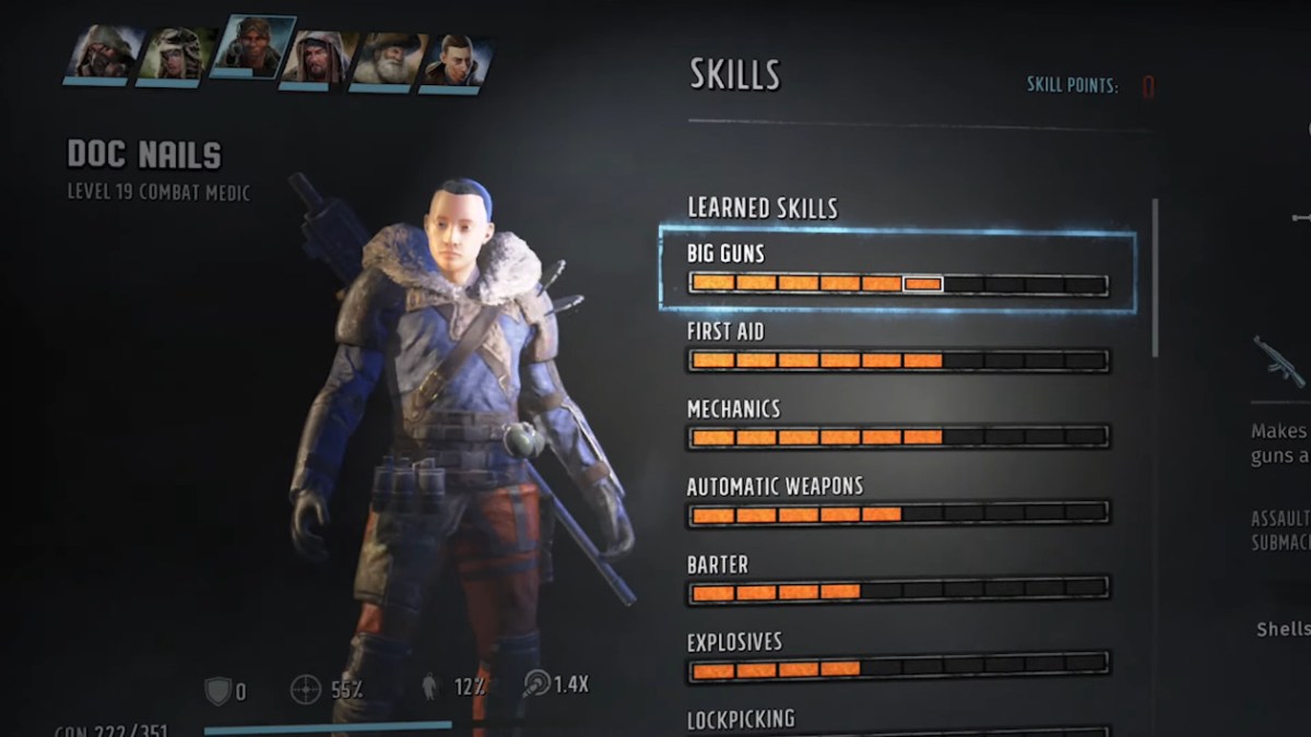 Wasteland 3 Dev Diary showcases character creation and combat