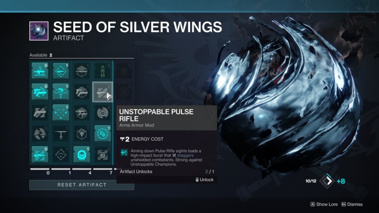 Destiny 2 Season Of Arrivals Seed Of Silver Wings Artifact Guide Best Mods 3