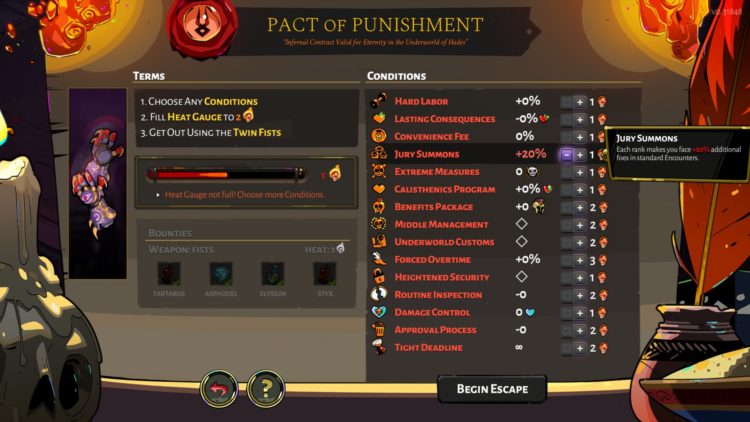 Hades Guide Pact Of Punishment Modifiers Heat Levels 3