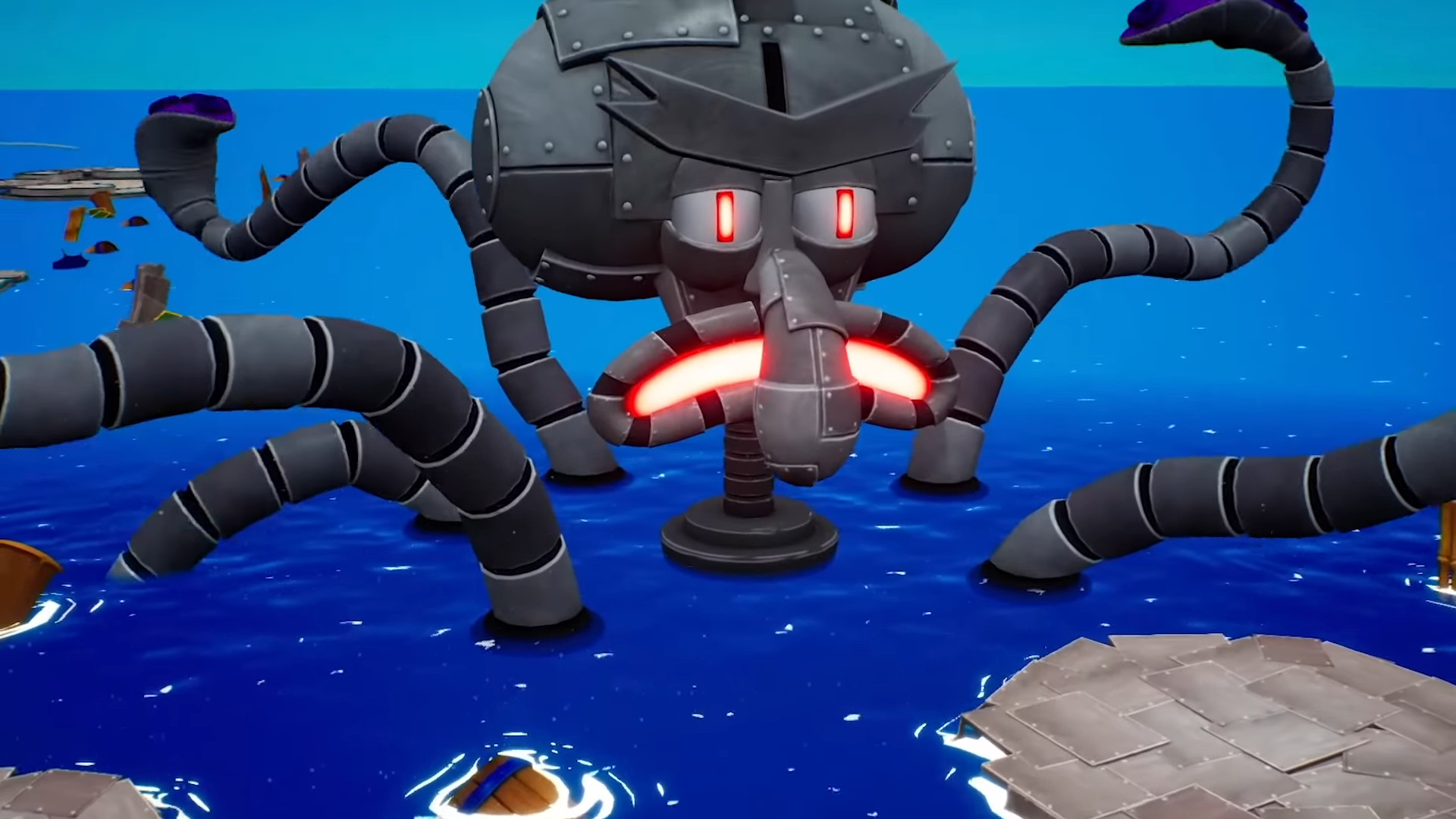 Spongebob Faces Robo Squidward In Multiplayer Horde Mode Trailer