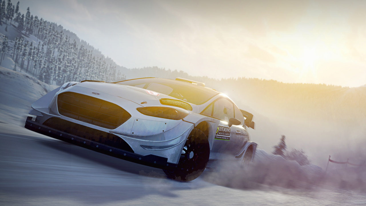 World rally championship WRC 8 snow drift