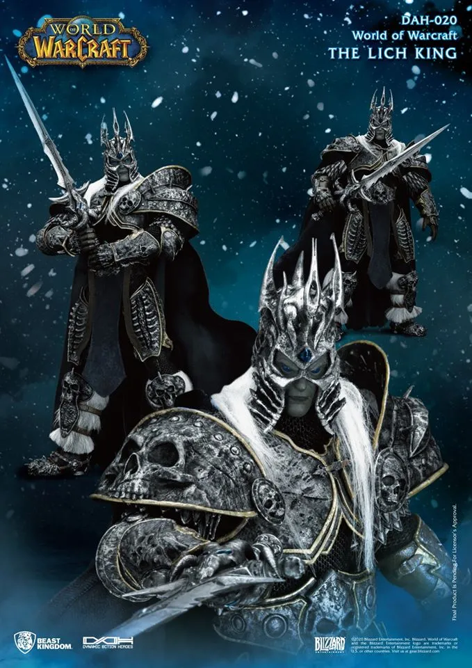 World of Warcraft: Shadowlands Arthas Lich King figurine for sale from Blizzard