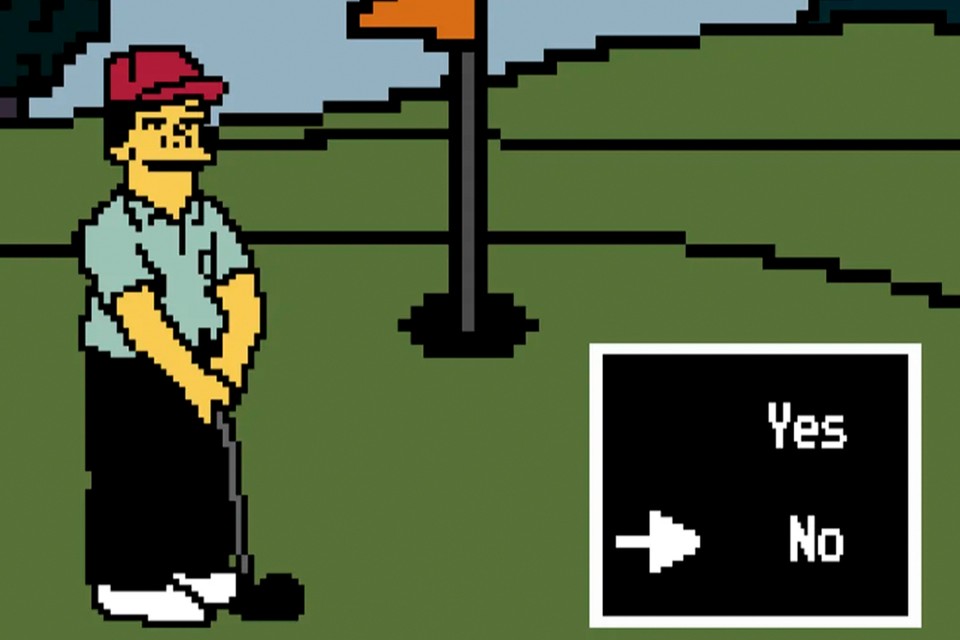 Simpsons Lee Carvallos Putting Challenge playable game