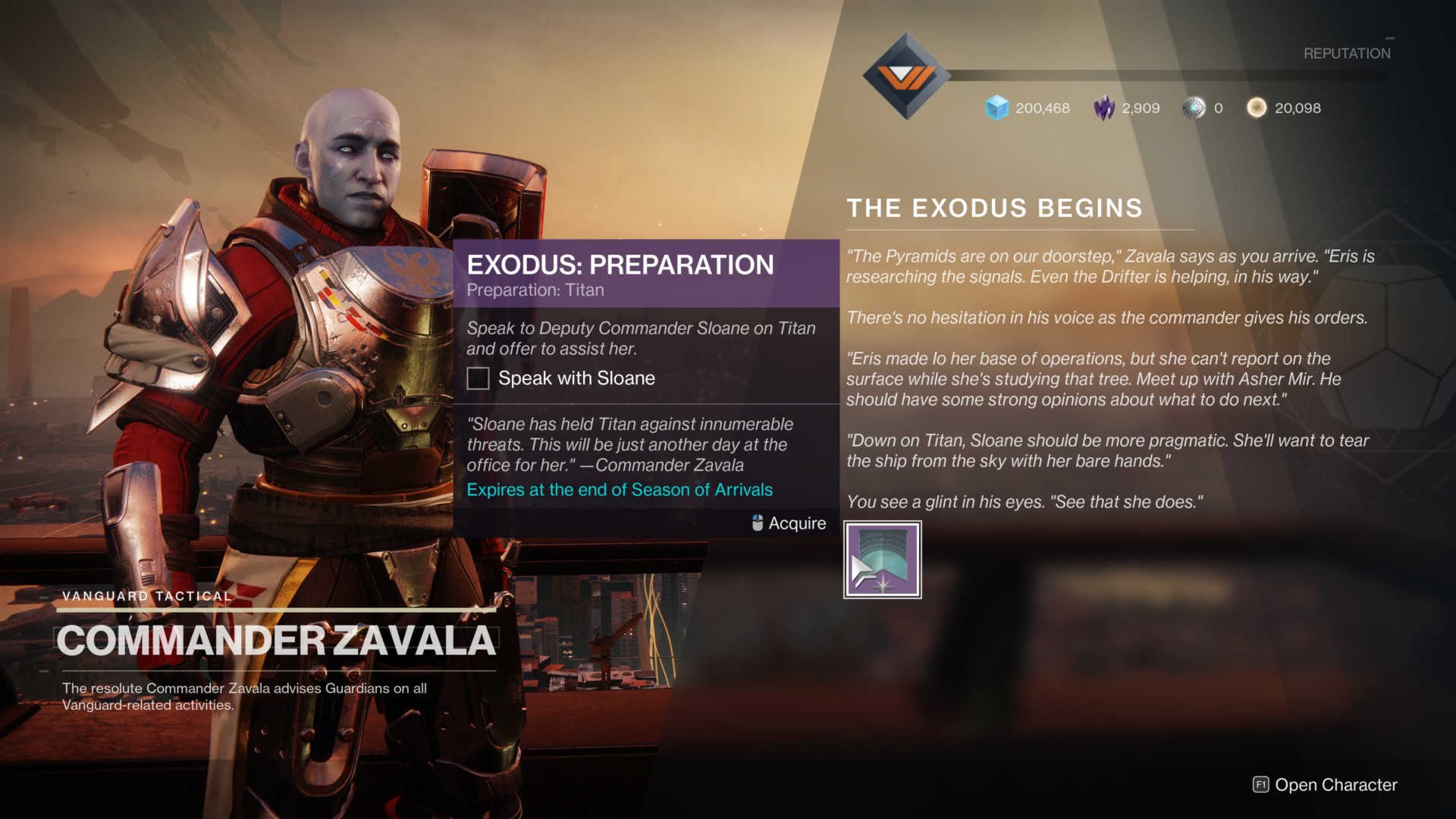 Destiny 2: The Exodus: Preparation quest and reprised Ikelos weapons
