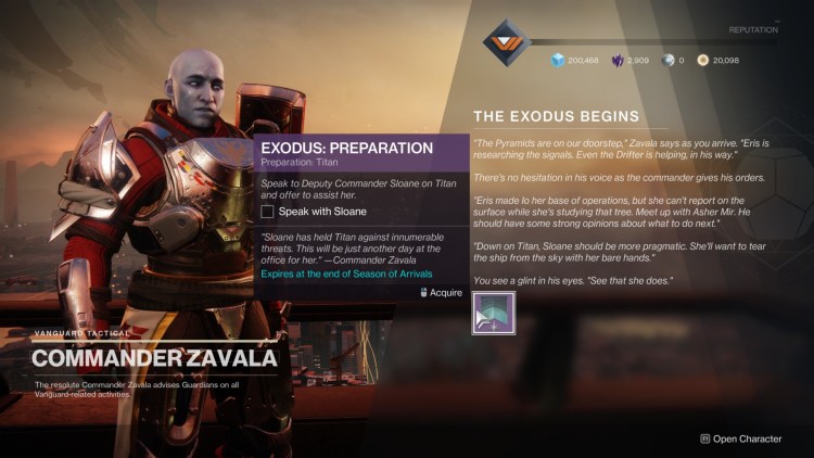 Destiny 2 Season Of Arrivals Exodus Quest Exodus Infused Umbral Engram Ikelos Weapons 1