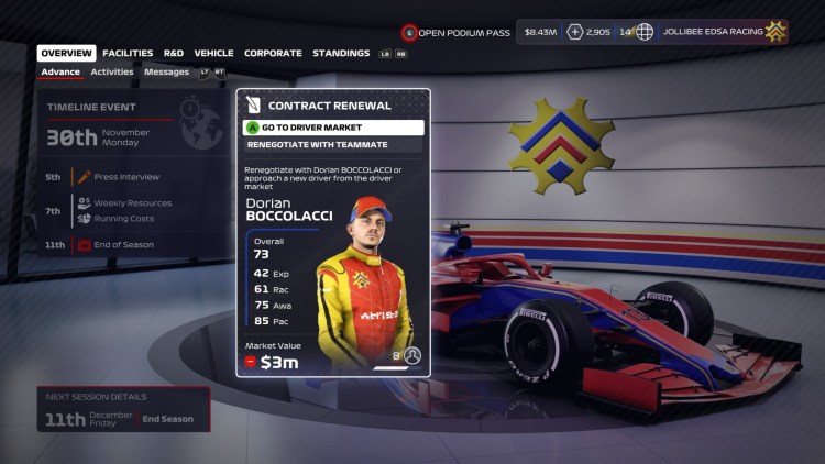 F1 2020 Myteam Teammate Guide Best Teammate Driver Stats 3
