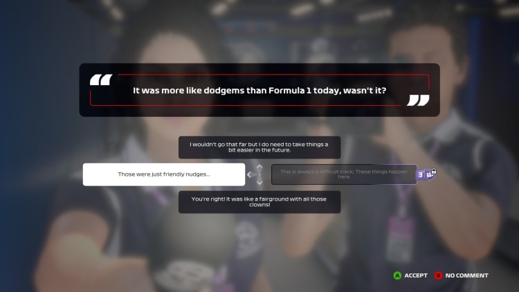 F1 2020 Increase Acclaim Press Interview Questions Answers 4