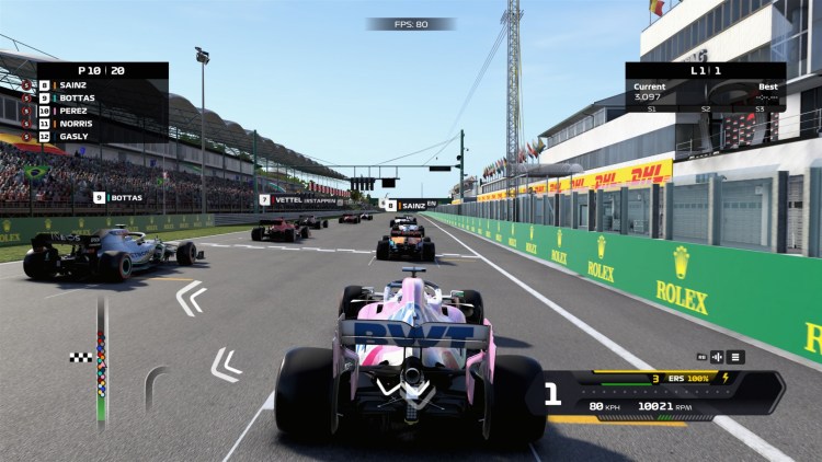 F1 2020 Technical Review Formula One Graphics Benchmark Performance Graphics Comparison 3 Ultra Low 1