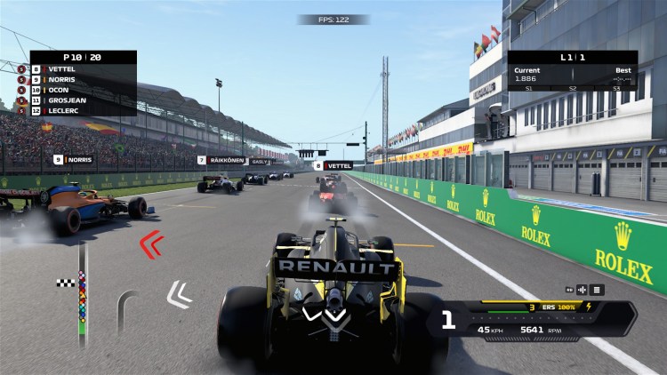 F1 2020 Technical Review Formula One Graphics Benchmark Performance Graphics Comparison 4 1080p 1