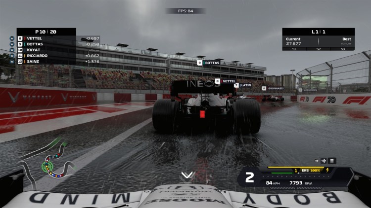 F1 2020 Technical Review Formula One Graphics Benchmark Performance Graphics Comparison 5 Ultra High Vs Ultra Low Weather Effects Hanoi 2