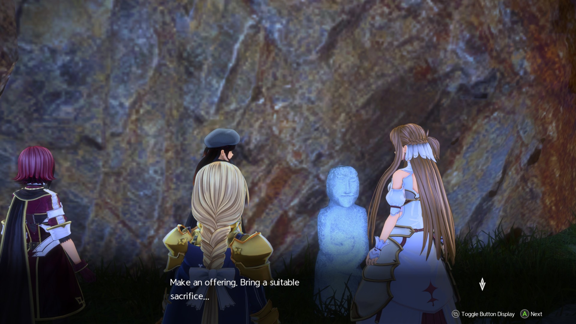 Sword Art Online Alicization Lycoris Stone Statue Submission sidequest