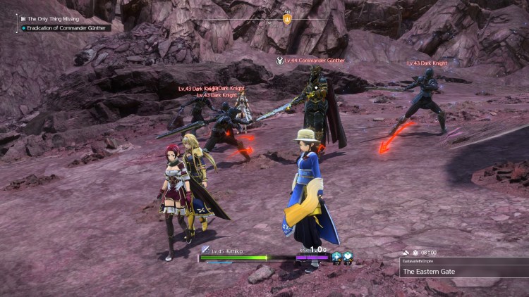 Sword Art Online Alicization Lycoris Commander Gunther Boss Fight Guide Dark Knights 3a