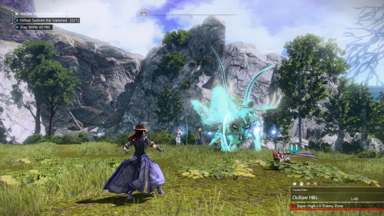 Sword Art Online Alicization Lycoris Divine Beast Sunhorn The Vanished Monolith Cordea Plains 4b