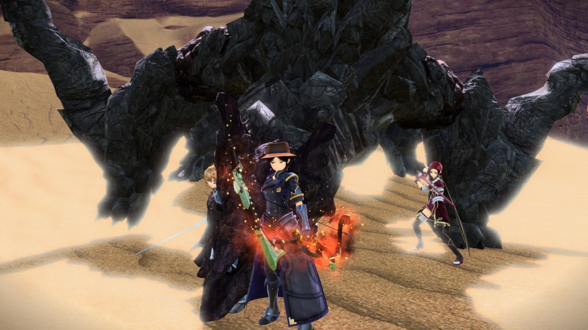 Sword Art Online Alicization Lycoris Earthfang The Lost Divine Beast Monolith Deusoldort Desert Vizeah Valley