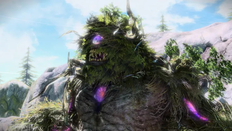 Sword Art Online Alicization Lycoris Greeneye The Absent Divine Beast Rivalier Forest Sustnel Mountains Monolith 