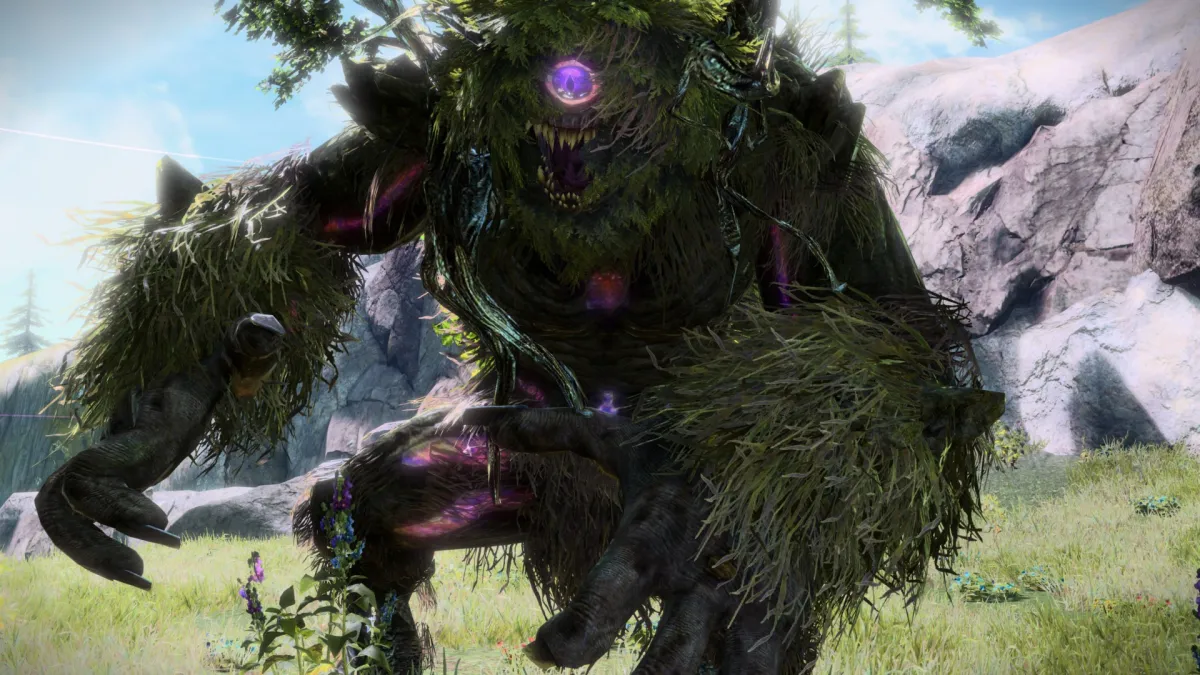Sword Art Online Alicization Lycoris Greeneye The Absent Divine Beast Rivalier Forest Sustnel Mountains Monolith 5a