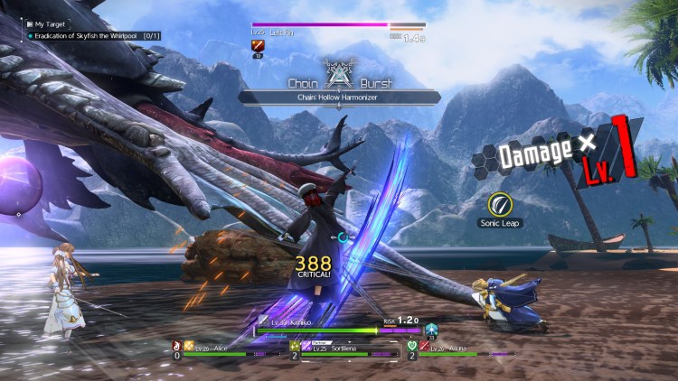 Sword Art Online Alicization Lycoris Skyfish The Whirlpool Boss Fight Guide 6
