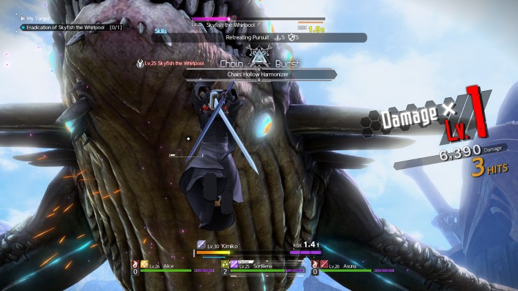 Sword Art Online Alicization Lycoris Skyfish The Whirlpool Boss Fight Guide 8