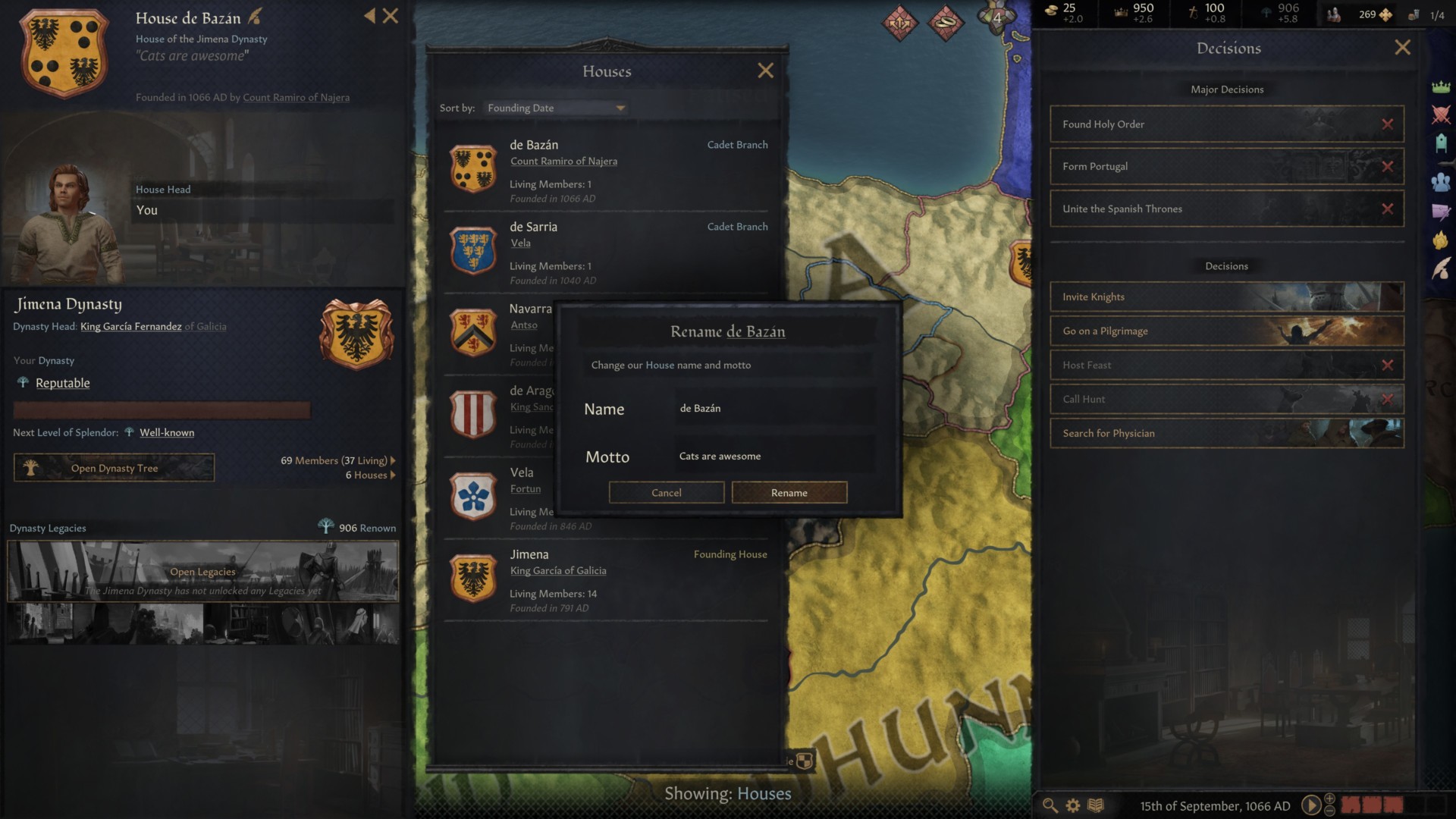 Crusader Kings Iii Dynasty Legacies And Houses Guide