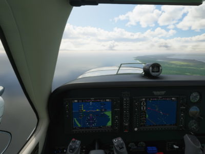 Microsoft Flight Simulator Baron Cockpit