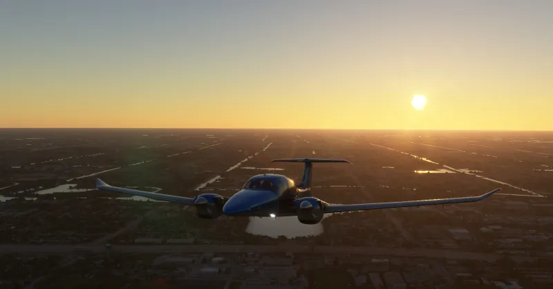 Microsoft Flight Simulator Diamond Over Palm Beach