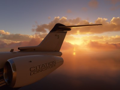Microsoft Flight Simulator Lima Peru Citation Sunset