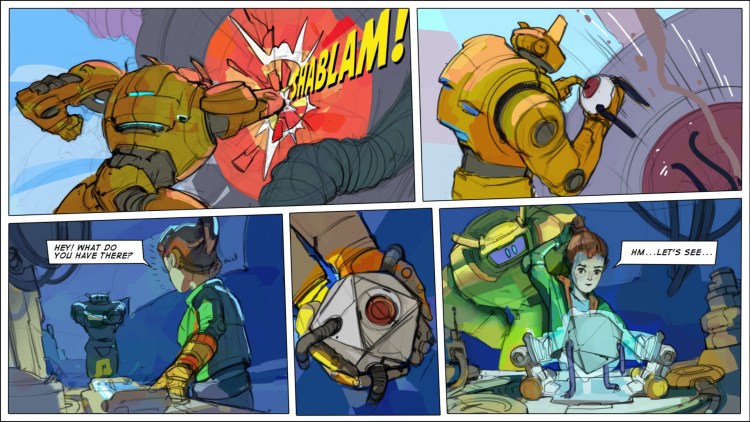 Robo Quest impressions comic