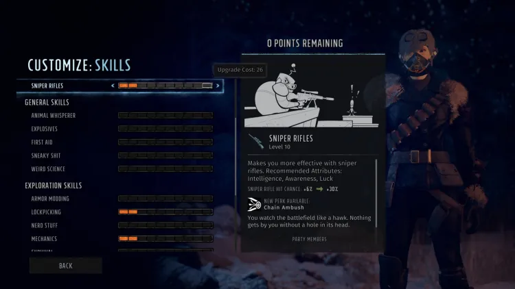 Wasteland 3 Skills Guide Classic Attributes Stats Perks Quirks 3a