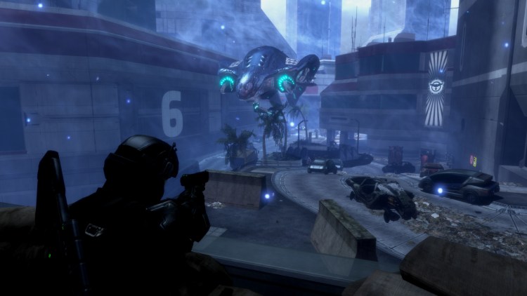 Halo 3: ODST flight firefight