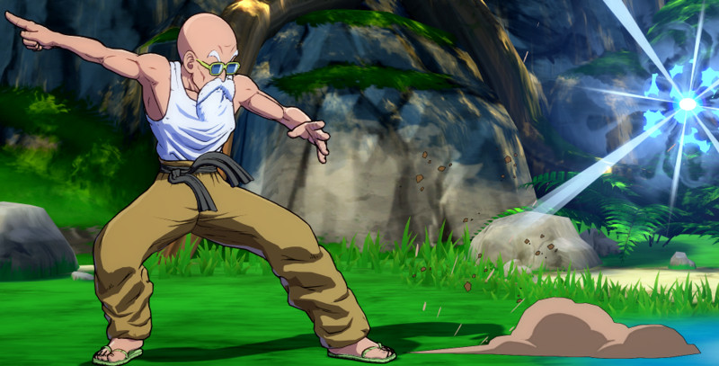 Dragon Ball FighterZ - Master Roshi Online Battles Gameplay (HD)