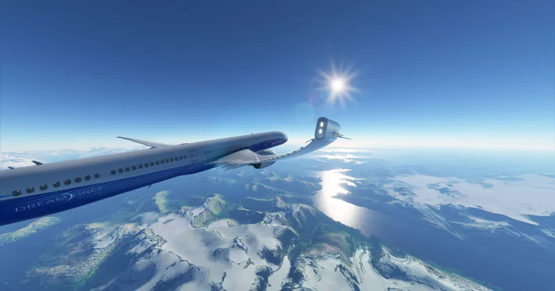 Microsoft Flight Simulator Boeing 787 Alaska Winter
