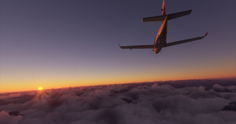 Microsoft Flight Simulator Daher Tbm Washington Clouds