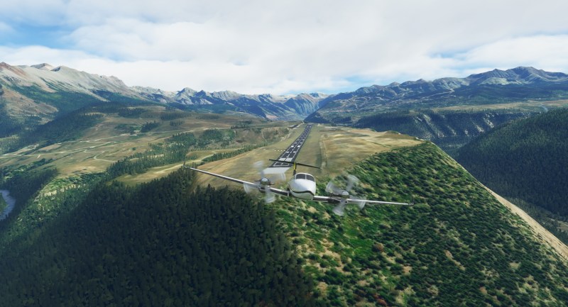 Microsoft Flight Simulator King Air 350i Telluride Takeoff